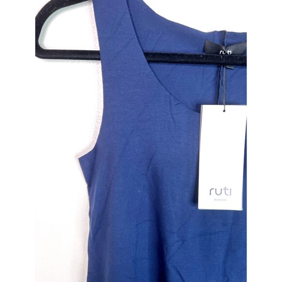Designer RUTI Navy Nola Long Basic Tank Size 12 (Ruti Size 4) NWT - Picture 5 of 16